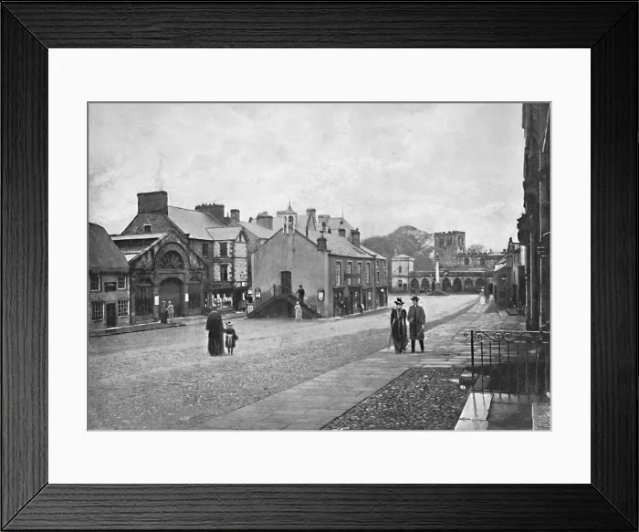Framed Print : Appleby: The Market-Place, c1896. Artist: Scott & Sons Framed Print : Appleby: The Market-Place, c1896. Artist: Scott & Sons