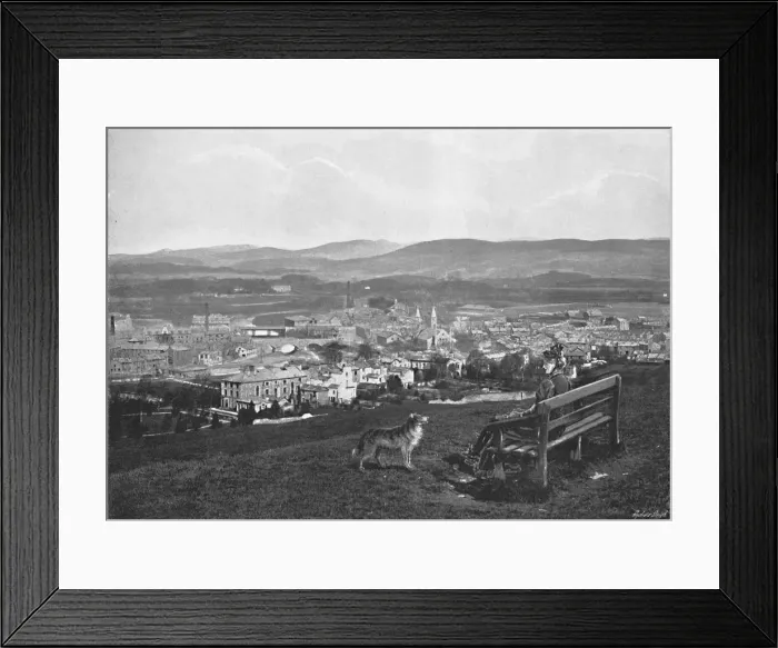Framed Print : Kendal, from the Castle, c1896. Artist: Poulton & Co Framed Print : Kendal, from the Castle, c1896. Artist: Poulton & Co