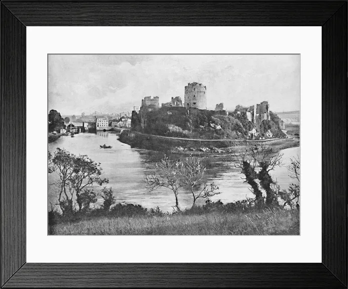 Framed Print : Pembroke Castle, c1896. Artist: Harvey Barton Framed Print : Pembroke Castle, c1896. Artist: Harvey Barton