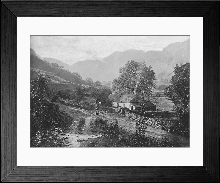 Framed Print : Llyn Crafnant Valley, Above Trefriw, c1896. Artist: I Slater Framed Print : Llyn Crafnant Valley, Above Trefriw, c1896. Artist: I Slater