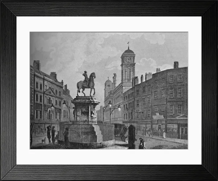Framed Print : Charing Cross and Northumberland House, 1907 Framed Print : Charing Cross and Northumberland House, 1907