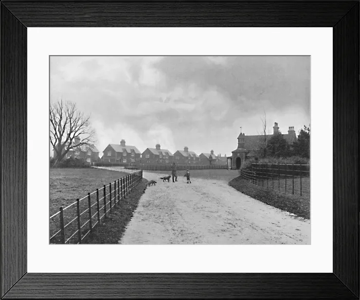 Framed Print : The Prince of Waless Model Village at Sandringham, c1896 Framed Print : The Prince of Waless Model Village at Sandringham, c1896