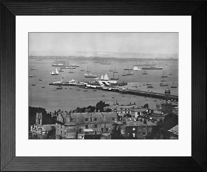 Framed Print : Ryde, c1896. Artist: FN Broderick Framed Print : Ryde, c1896. Artist: FN Broderick