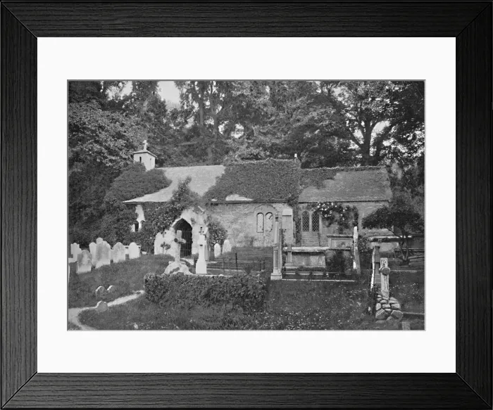 Framed Print : Bonchurch, Isle of Wight, c1896. Artist: Chester Vaughan Framed Print : Bonchurch, Isle of Wight, c1896. Artist: Chester Vaughan