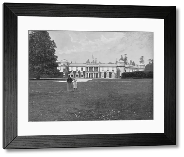 Framed Print : Goodwood House, Sussex, c1896 Framed Print : Goodwood House, Sussex, c1896