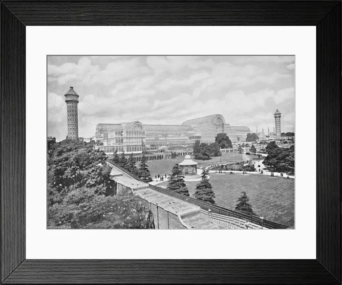 Framed Print : The Crystal Palace, c1896. Artist: York & Son Framed Print : The Crystal Palace, c1896. Artist: York & Son