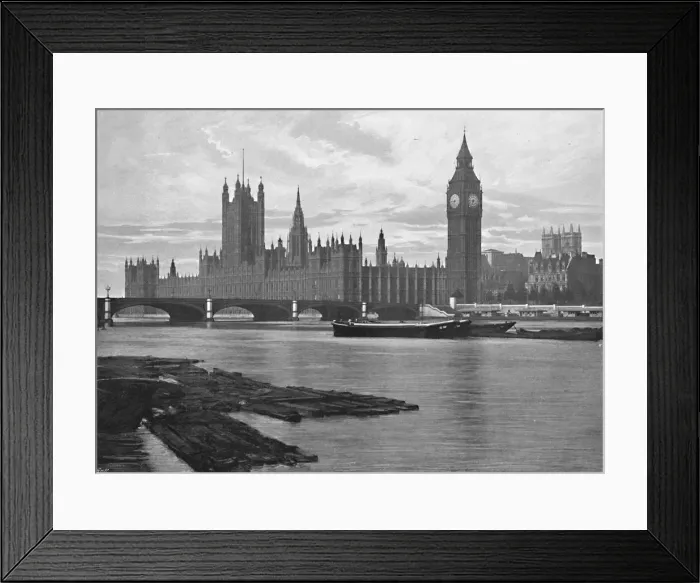 Framed Print : The Houses of Parliament, c1896 Framed Print : The Houses of Parliament, c1896