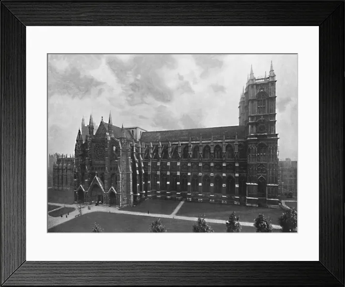 Framed Print : Westminster Abbey, c1896 Framed Print : Westminster Abbey, c1896