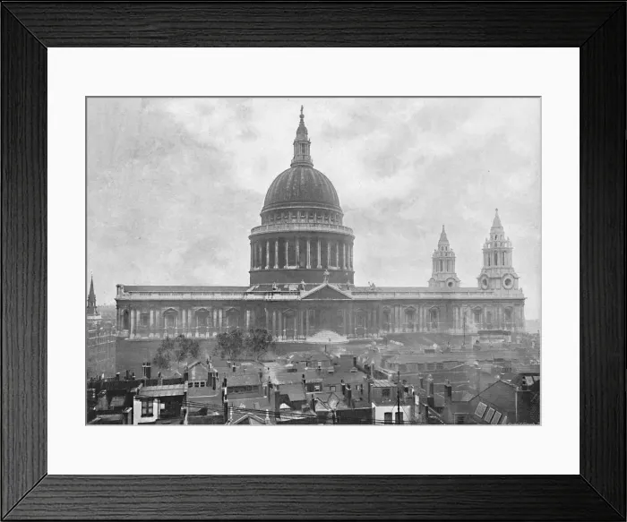 Framed Print : St. Pauls Cathedral, c1896 Framed Print : St. Pauls Cathedral, c1896