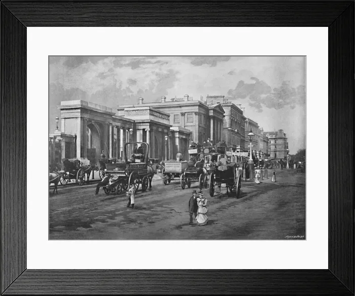 Framed Print : Hyde Park Corner, c1896. Artist: Frith & Co Framed Print : Hyde Park Corner, c1896. Artist: Frith & Co