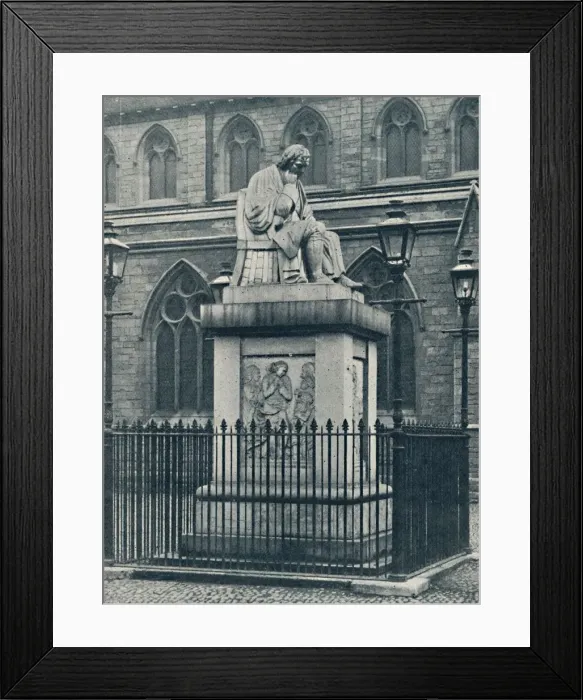 Framed Print : Monument to Johnson, 1907 Framed Print : Monument to Johnson, 1907