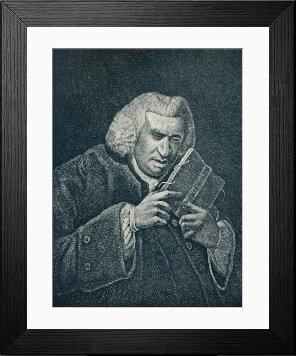 Framed Print : Samuel Johnson, LL. D. 1907 Framed Print : Samuel Johnson, LL. D. 1907