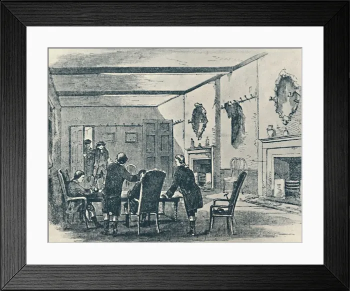 Framed Print : Parlour of the Three Crowns Inn, Lichfield, 1907 Framed Print : Parlour of the Three Crowns Inn, Lichfield, 1907