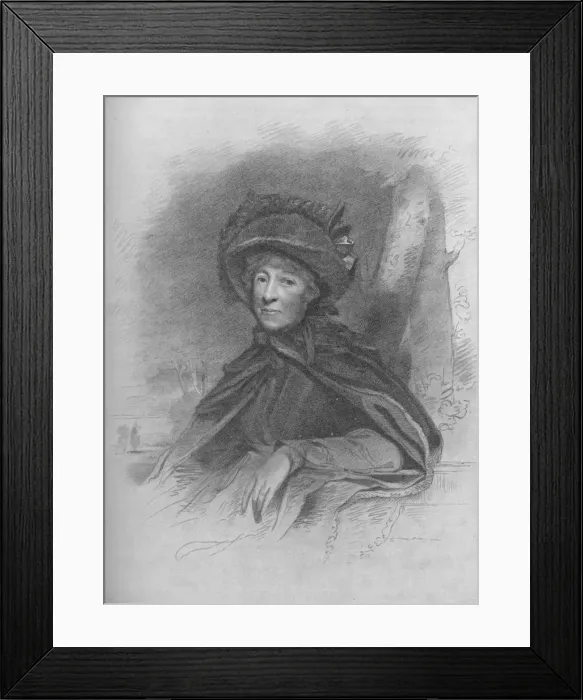 Framed Print : Mrs. Thrale (Afterwards Piozzi) (b. 1741, d. 1821), 1907 Framed Print : Mrs. Thrale (Afterwards Piozzi) (b. 1741, d. 1821), 1907