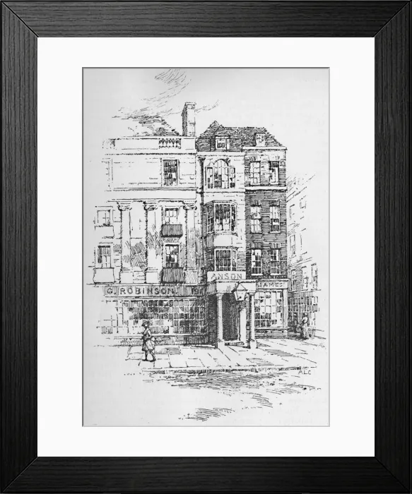 Framed Print : The Crown and Anchor Tavern, 1907 Framed Print : The Crown and Anchor Tavern, 1907