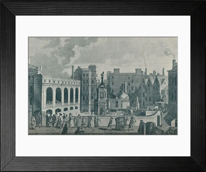 Framed Print : A View of the King and Queens Baths and the Great Pump Room at Bath, 1907 Framed Print : A View of the King and Queens Baths and the Great Pump Room at Bath, 1907