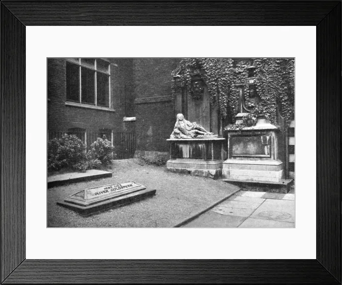 Framed Print : Goldsmiths Monument in the Temple, 1907 Framed Print : Goldsmiths Monument in the Temple, 1907