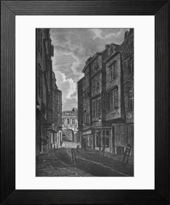 Framed Print : Temple Bar from Butcher Row, 1907 Framed Print : Temple Bar from Butcher Row, 1907
