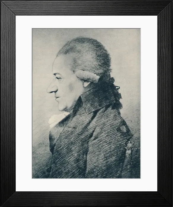 Framed Print : Dr. Charles Burney (b. 1726, d. 1814), 1907 Framed Print : Dr. Charles Burney (b. 1726, d. 1814), 1907