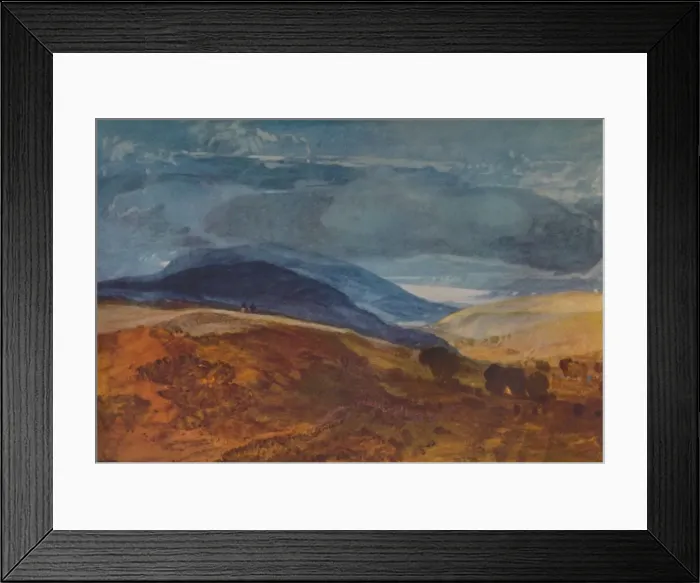 Framed Print : Mountain Scene, 1923. Artist: John Sell Cotman Framed Print : Mountain Scene, 1923. Artist: John Sell Cotman