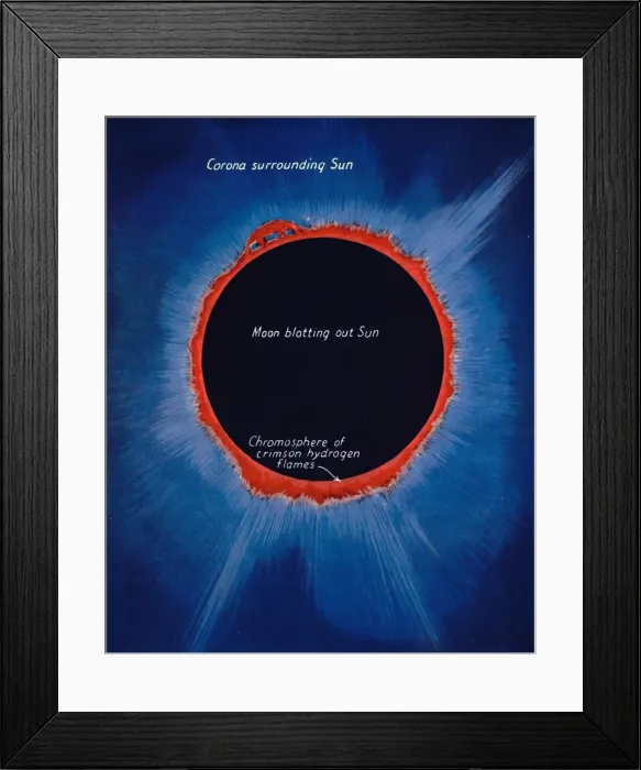 Framed Print : The Glory of the Sun When Eclipsed, 1935 Framed Print : The Glory of the Sun When Eclipsed, 1935