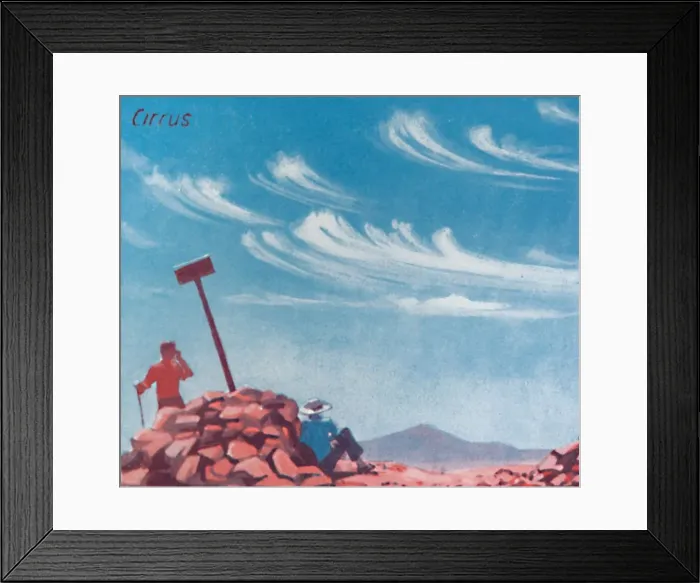 Framed Print : Cirrus - A Dozen of the Principal Cloud Forms In The Sky, 1935 Framed Print : Cirrus - A Dozen of the Principal Cloud Forms In The Sky, 1935