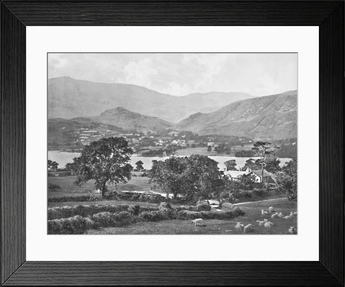Framed Print : Coniston: The Old Man, c1896. Artist: Green Brothers Framed Print : Coniston: The Old Man, c1896. Artist: Green Brothers