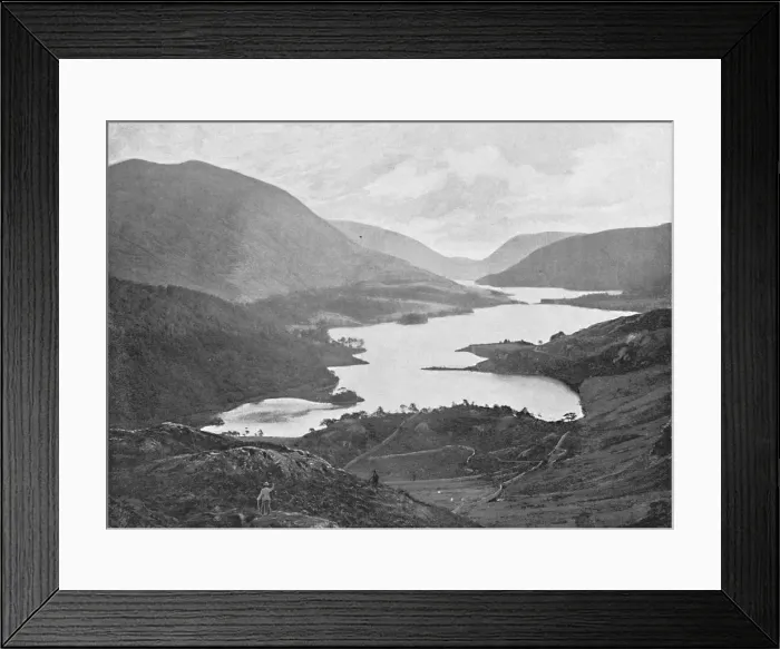 Framed Print : Thirlmere and Helvellyn, c1896. Artist: Green Brothers Framed Print : Thirlmere and Helvellyn, c1896. Artist: Green Brothers