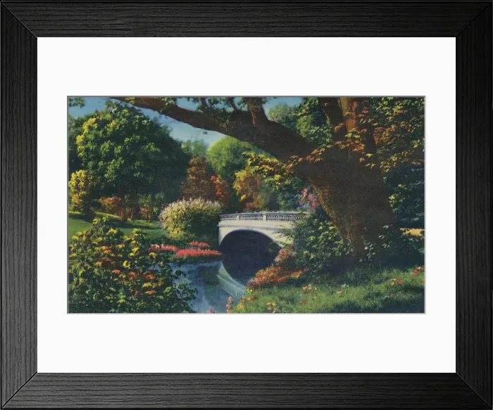 Framed Print : Bridge No. 5, Cherokee Park, 1942. Artist: Caufield & Shook Framed Print : Bridge No. 5, Cherokee Park, 1942. Artist: Caufield & Shook