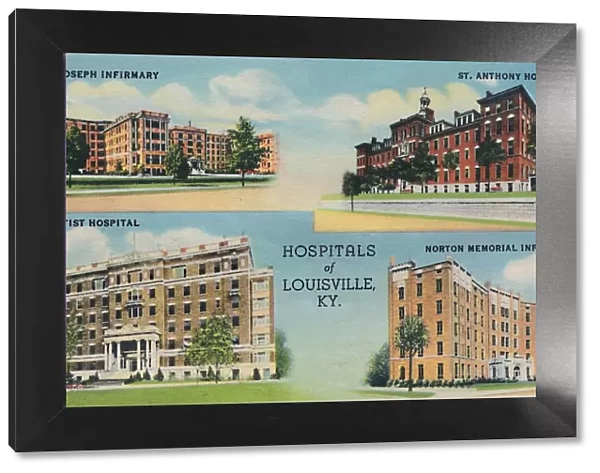 Hospitals of Louisville, KY. 1942. Artist: Caufield & Shook