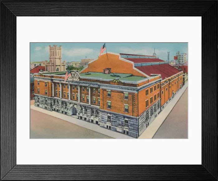 Framed Print : Armory, 1942. Artist: Caufield & Shook Framed Print : Armory, 1942. Artist: Caufield & Shook