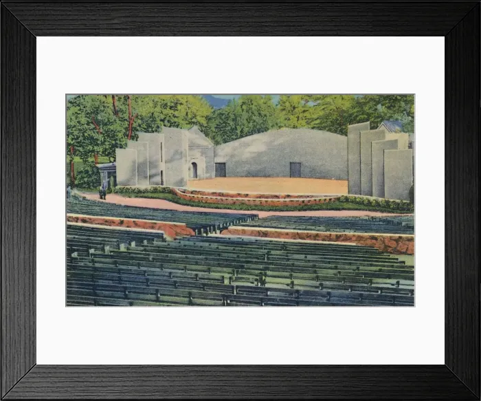Framed Print : Ampitheatre, Iroquois Park, 1942. Artist: Caufield & Shook Framed Print : Ampitheatre, Iroquois Park, 1942. Artist: Caufield & Shook