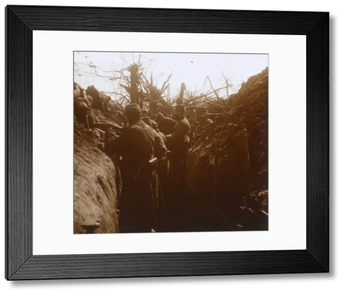 Framed Print : After the Battle of the Marne, northern France, c1914-c1918 Framed Print : After the Battle of the Marne, northern France, c1914-c1918