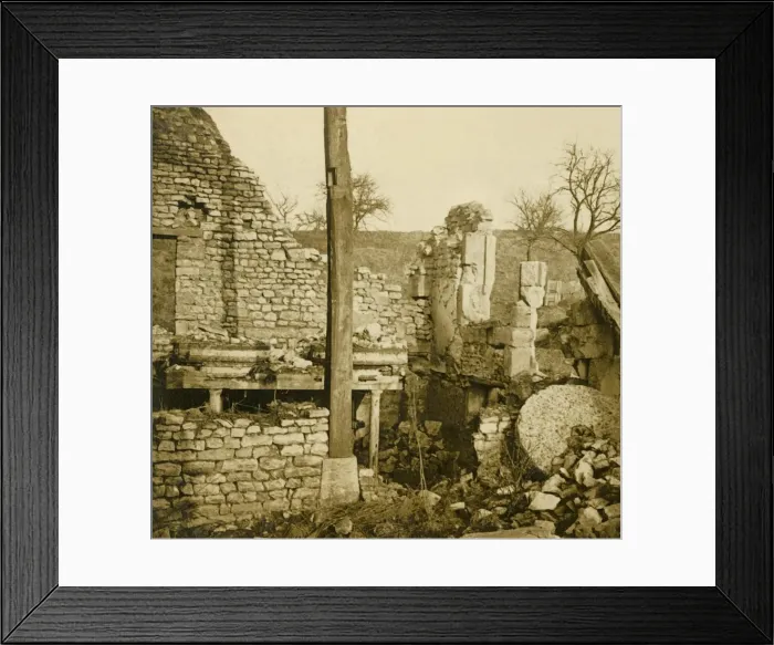 Framed Print : Mill at Les Eparges, northern France, c1914-c1918