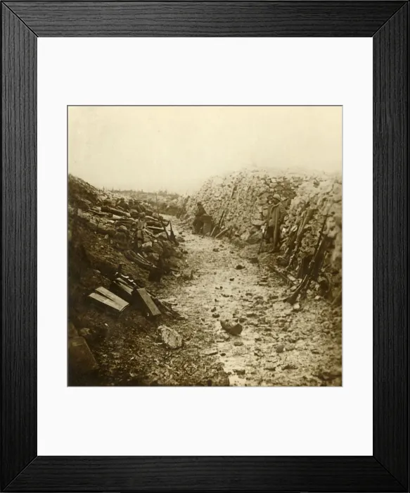 Framed Print : Central telephone post at Froideterre, Verdun, northern France, c1916 Framed Print : Central telephone post at Froideterre, Verdun, northern France, c1916