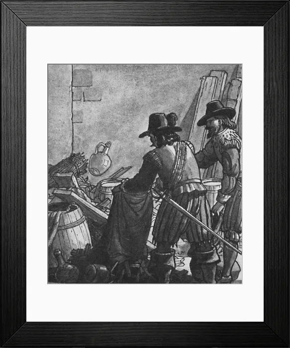 Framed Print : Large stones and the iron bars and other tools used in the mining operations Framed Print : Large stones and the iron bars and other tools used in the mining operations