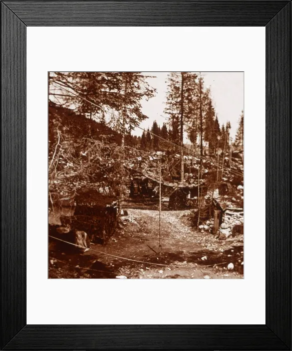 Framed Print : Monte Tomba, Italy, c1914-c1918 Framed Print : Monte Tomba, Italy, c1914-c1918