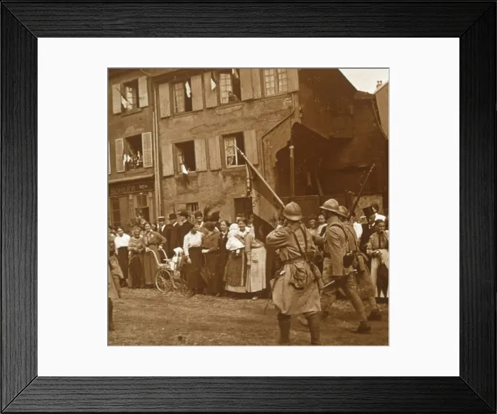 Framed Print : Alsace is taken, c1914-c1918 Framed Print : Alsace is taken, c1914-c1918