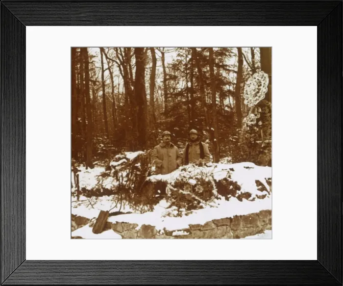 Framed Print : Monument des Chasseurs, Col de la Chipotte, eastern France, c1914-c1918 Framed Print : Monument des Chasseurs, Col de la Chipotte, eastern France, c1914-c1918