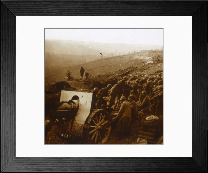 Framed Print : The Mill at Laffaux, northern France, 1 April 1917
