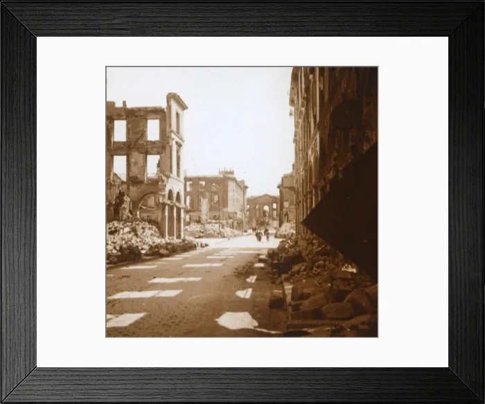 Framed Print : Place Royal, Reims, northern France, c1914-c1918 Framed Print : Place Royal, Reims, northern France, c1914-c1918