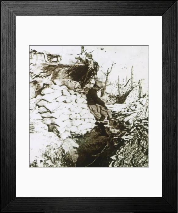 Framed Print : Trenches, c1914-c1918 Framed Print : Trenches, c1914-c1918