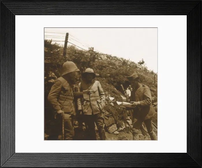 Framed Print : Front line towards Monastir, Serbia, c1916 Framed Print : Front line towards Monastir, Serbia, c1916