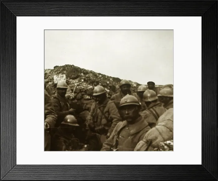 Framed Print : After the attack, Artois, northern France, c1914-c1918 Framed Print : After the attack, Artois, northern France, c1914-c1918