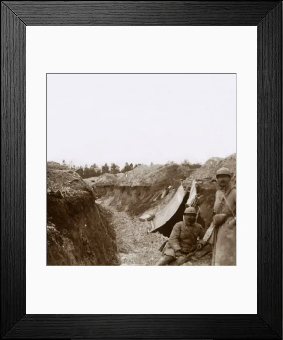 Framed Print : Bois de la Grille, northern France, c1914-c1918 Framed Print : Bois de la Grille, northern France, c1914-c1918