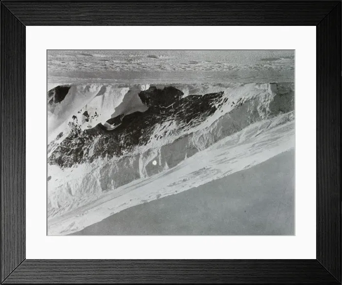 Framed Print : Slope of the Warning Glacier, c1911, (1913). Artist: G Murray Levick Framed Print : Slope of the Warning Glacier, c1911, (1913). Artist: G Murray Levick