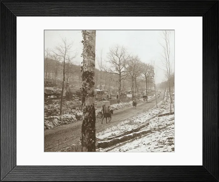 Framed Print : Winter, Genicourt, northern France, c1914-c1918 Framed Print : Winter, Genicourt, northern France, c1914-c1918