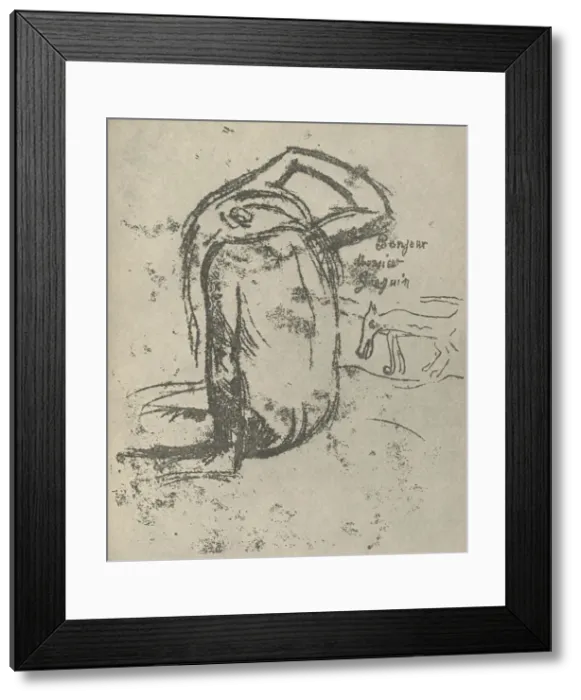 Framed Print : Ta Orana, 1936. Artist: Paul Gauguin Framed Print : Ta Orana, 1936. Artist: Paul Gauguin