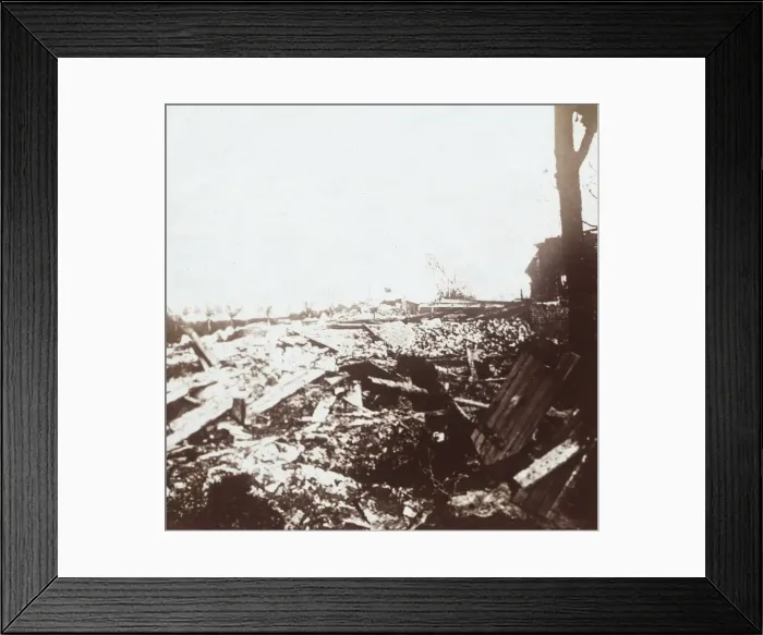 Framed Print : Battlefield, Roeselare, Flanders, Belgium, c1914-c1918 Framed Print : Battlefield, Roeselare, Flanders, Belgium, c1914-c1918