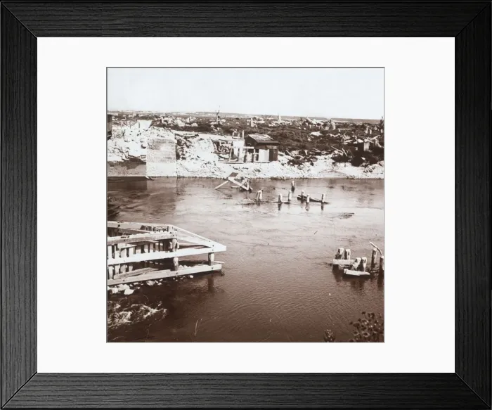 Framed Print : Berry-au-Bac, northern France, c1914-c1918 Framed Print : Berry-au-Bac, northern France, c1914-c1918